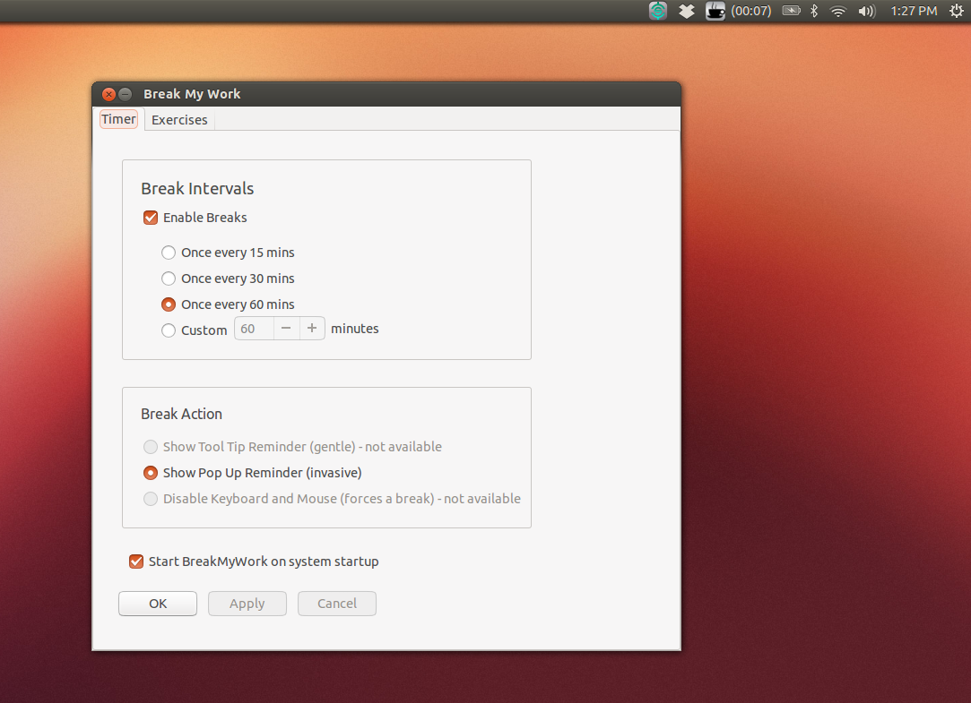 break my work ubuntu app screenshot 1
